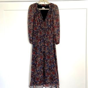 Mango floral print dress